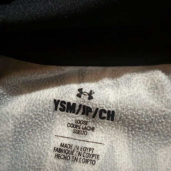 Under Armour Kids Black and White hoodie - Picture 2 of 2